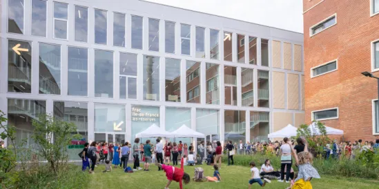 Vue des Réserves du Frac Île-de-France, Romainville