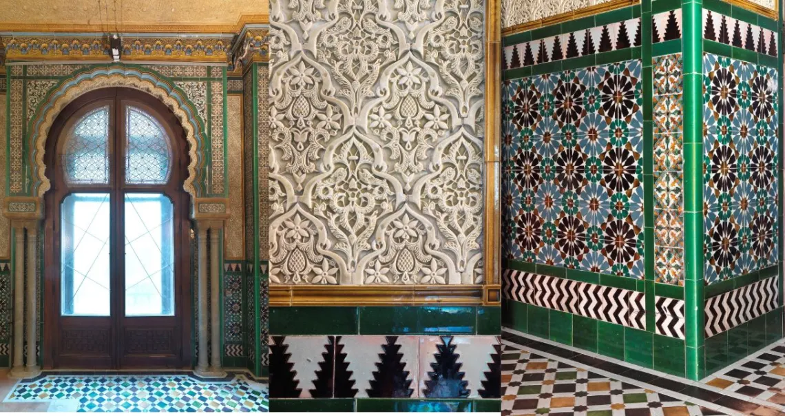 Château de Dino, Montmorency (95) - Salle de bain mauresque